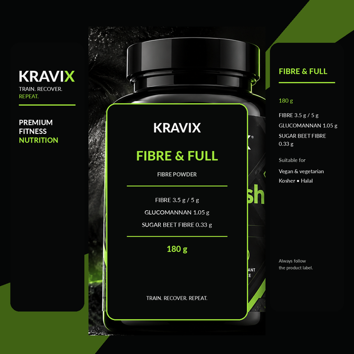 KRAVIX Fibre & Full supplement product image
