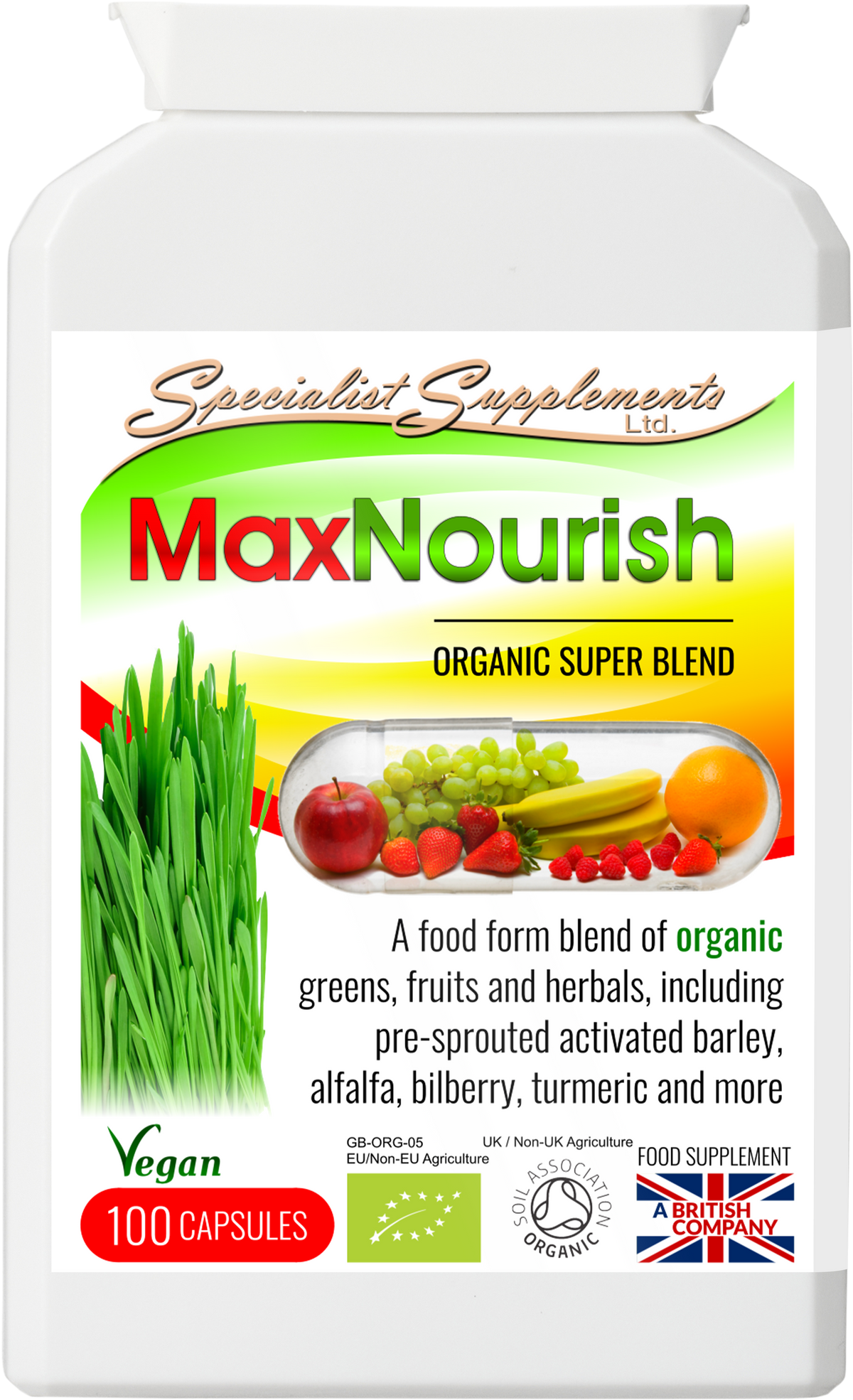 MaxNourish (ORGANIC) supplement