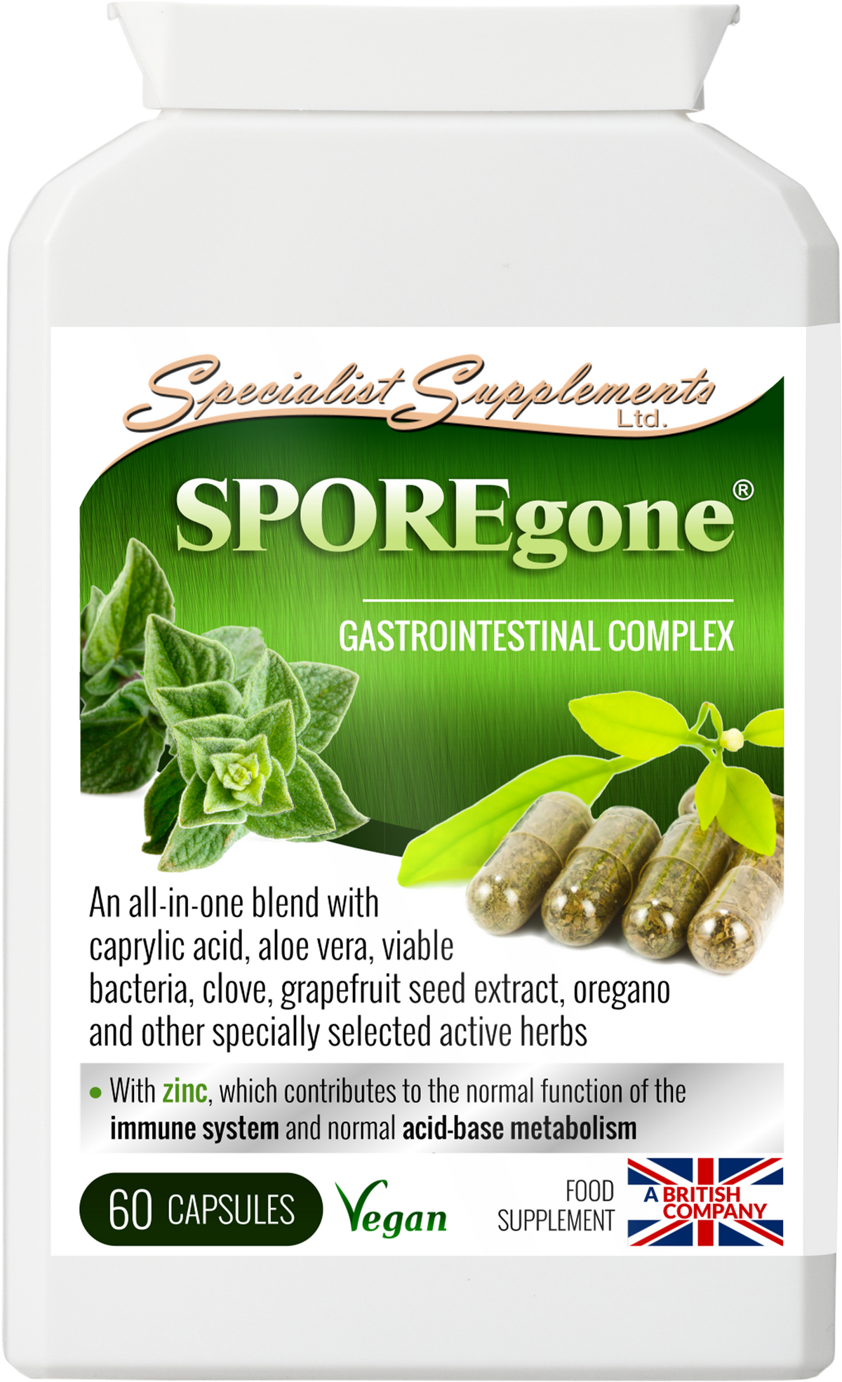 SPOREgone supplement