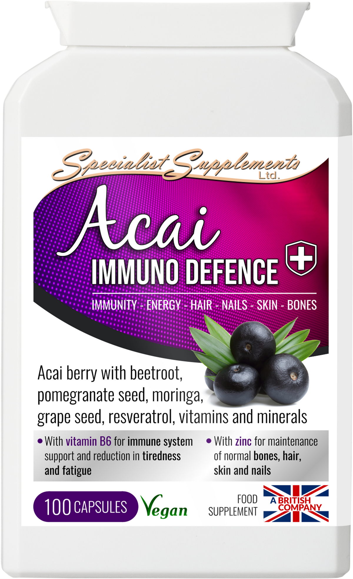 Acai Immuno Defence supplement