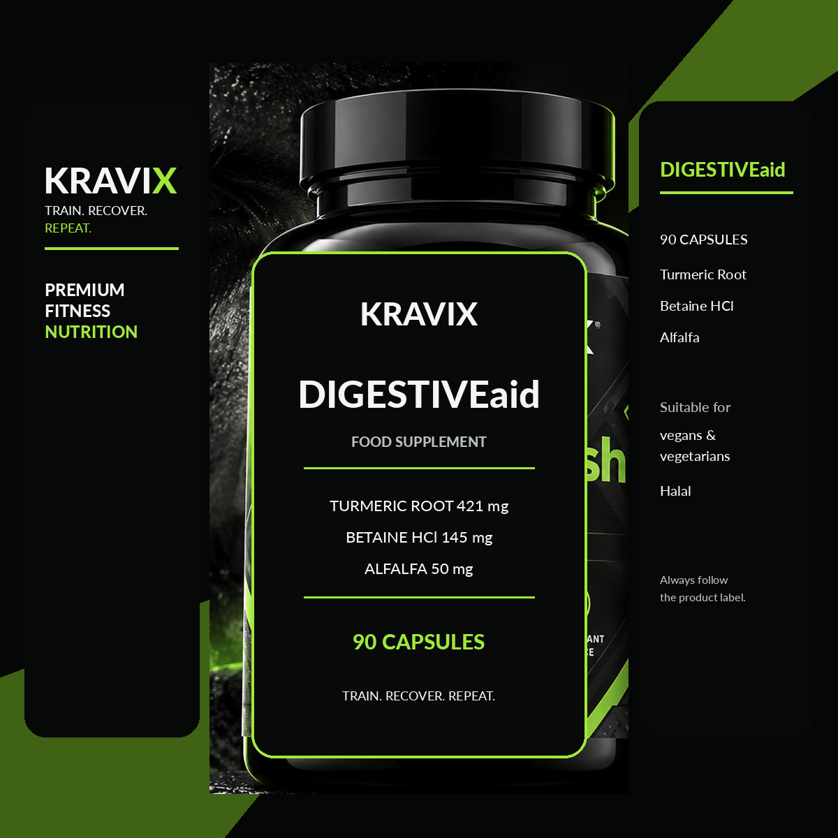 KRAVIX DIGESTIVEaid supplement product image