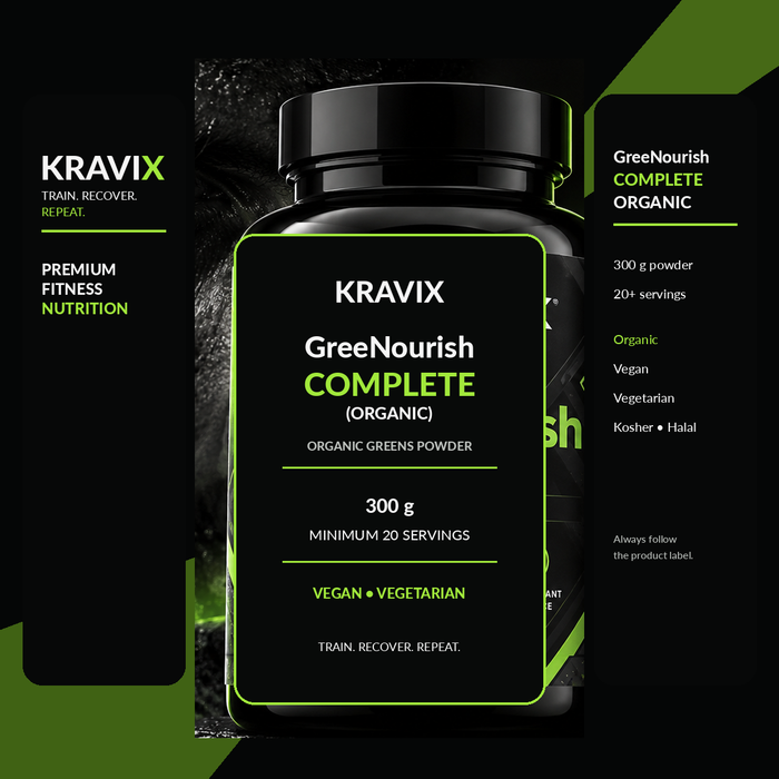 KRAVIX GreeNourish Complete Organic supplement product image