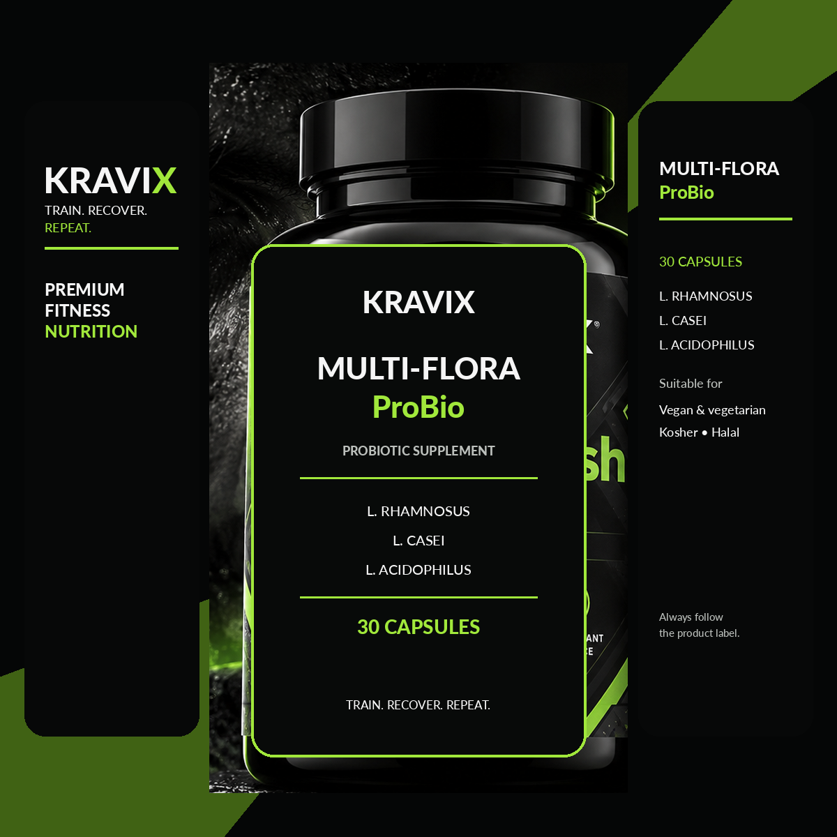 KRAVIX Multi-Flora ProBio supplement product image